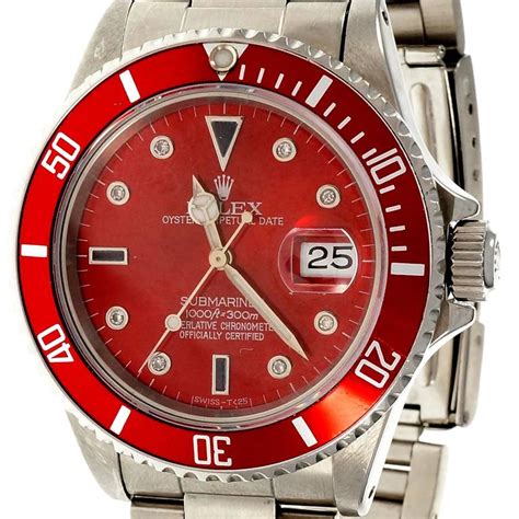 rolex red bezel|rolex aftermarket bezel.